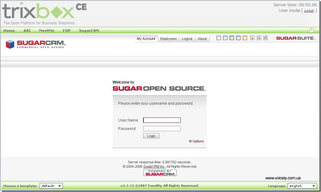 Нажмите для увеличения SugarCRM